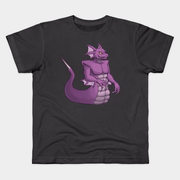 Battle Hungry Serpent Kids T-Shirt by ZioCorvid